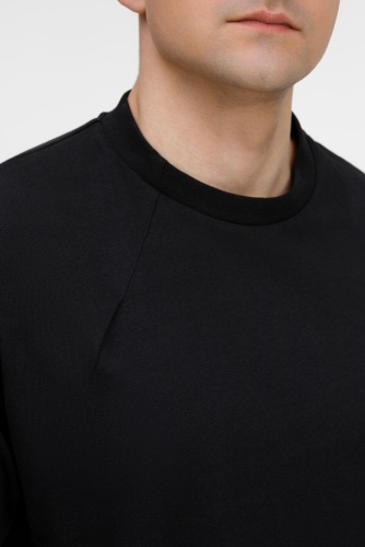 Футболка оверсайз унисекс Sinkopa, черная фото 4