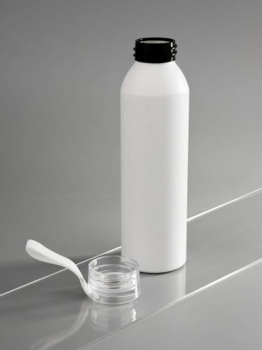 Бутылка для воды Brooke, матовая белая фото 3 Бутылка для воды Brooke, матовая белая фото 3