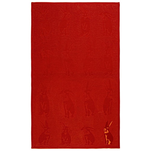 Плед Stereo Bunny, красный фото 3