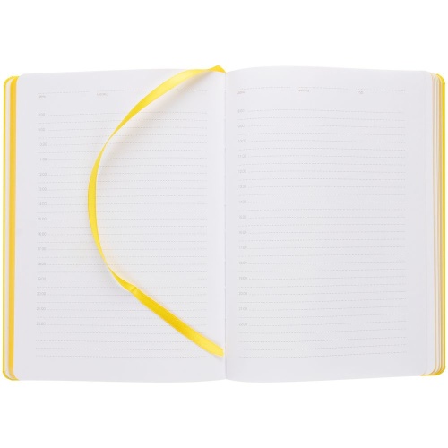 Ежедневник New Factor, недатированный, желтый фото 8