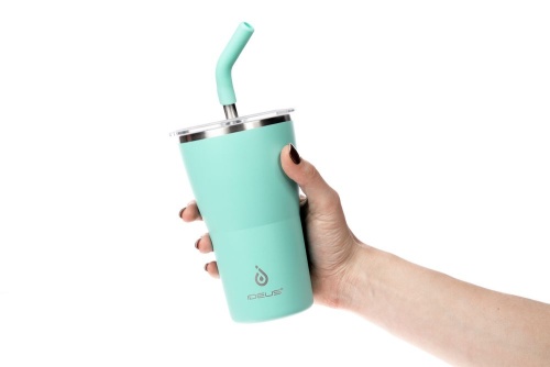 Термостакан Sapporo, бирюзовый фото 4 Термостакан Sapporo, бирюзовый фото 4