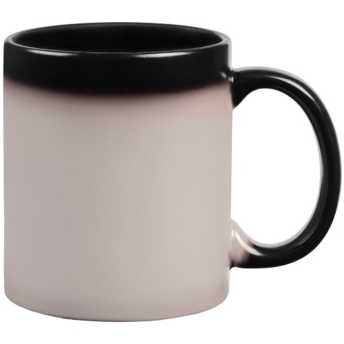 Кружка-хамелеон On Display, матовая, черная фото 6
