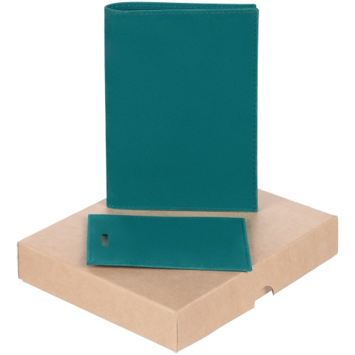 Набор Nubuk Travel, бирюзовый Набор Nubuk Travel, бирюзовый