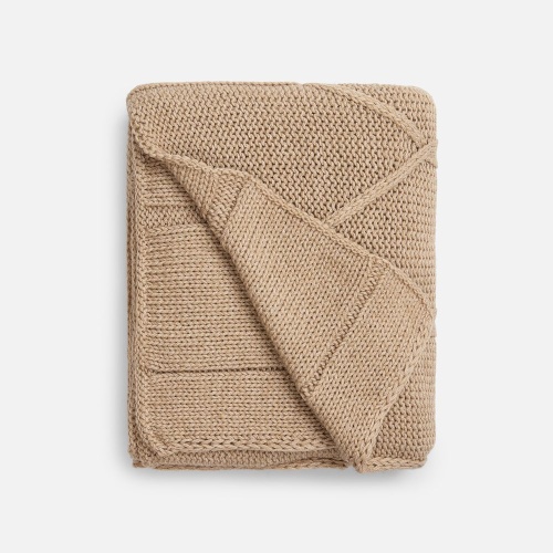 Плед Curve Verve, бежевый меланж фото 3