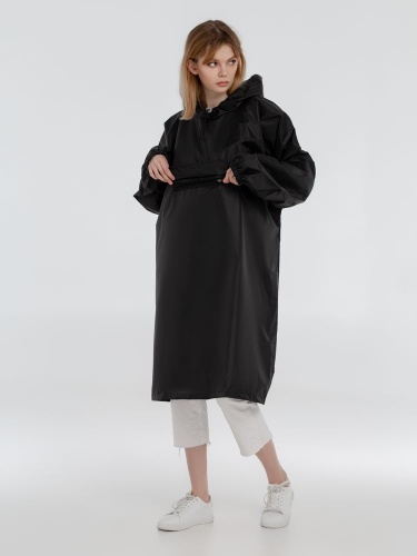 Дождевик-анорак Alatau, черный фото 7