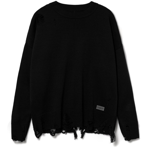 Джемпер оверсайз унисекс Grunge, черный Джемпер оверсайз унисекс Grunge, черный