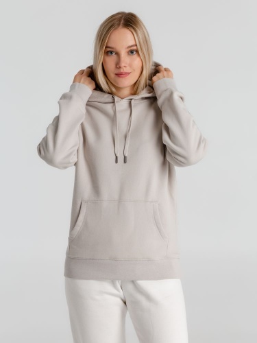 Толстовка с капюшоном унисекс King, дымчато-серая фото 9 Толстовка с капюшоном унисекс King, дымчато-серая фото 9