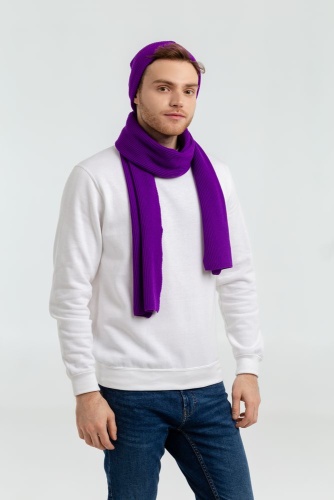 Шарф Life Explorer, фиолетовый фото 7