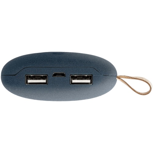 Внешний аккумулятор Pebble 7800 мАч, серо-синий фото 3