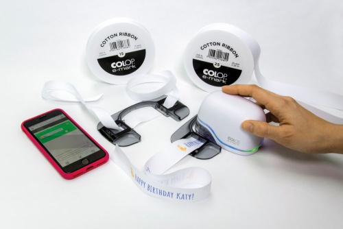 Лента Colop E-mark 25, белая фото 4 Лента Colop E-mark 25, белая фото 4