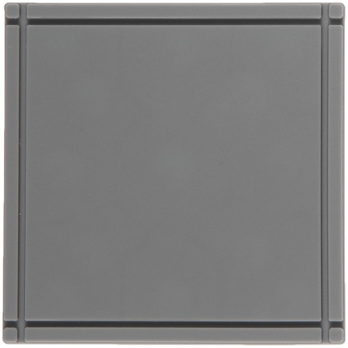 Лейбл из ПВХ Dzeta, L, серый Лейбл из ПВХ Dzeta, L, серый