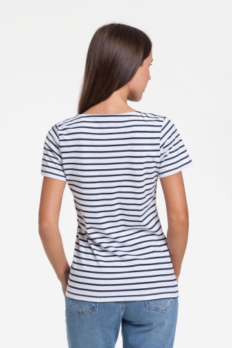 Футболка женская Grand Granat New, белая с синим фото 6