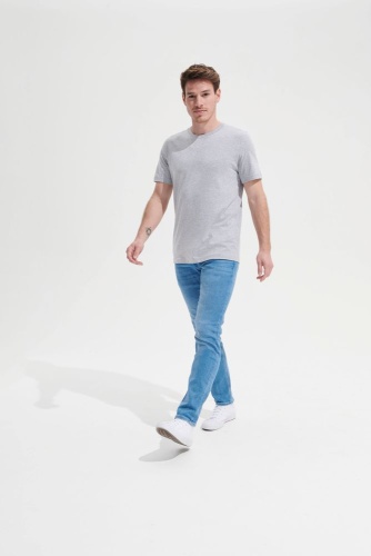 Футболка унисекс Tuner, светло-серый меланж фото 3