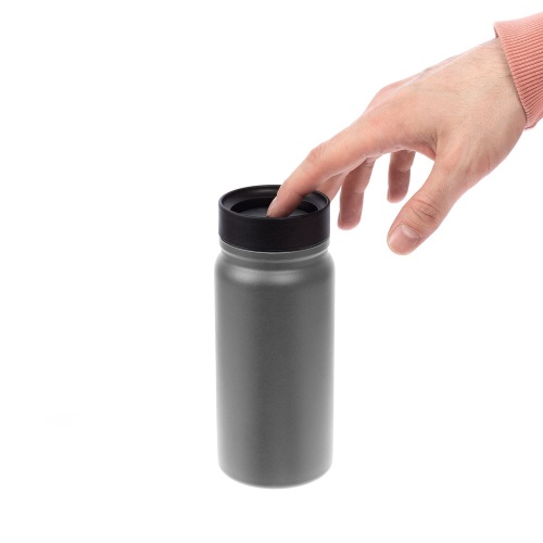 Термостакан Hardproof, серый фото 3 Термостакан Hardproof, серый фото 3