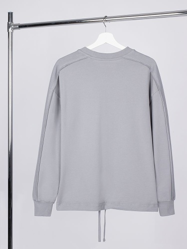 Свитшот унисекс Vozduh, светло-серый фото 2 Свитшот унисекс Vozduh, светло-серый фото 2