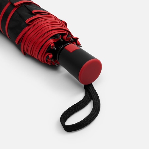 Зонт складной Edgeline, красный фото 7 Зонт складной Edgeline, красный фото 7