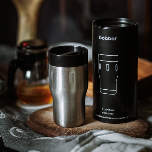 Термостакан Tumbler 350, вакуумный, стальной матовый фото 7 Термостакан Tumbler 350, вакуумный, стальной матовый фото 7