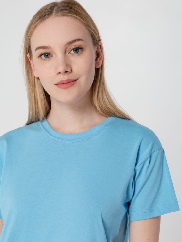 Футболка унисекс T-Bolka 160, голубая фото 12