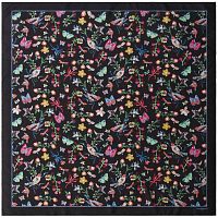 Платок Butterfly Silk, черный