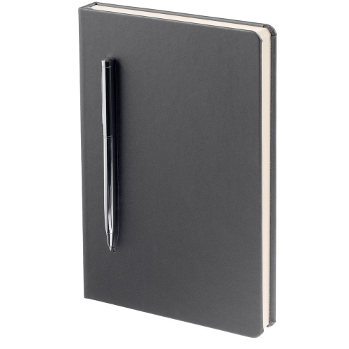 Ежедневник Magnet Shall, недатированный, серый Ежедневник Magnet Shall, недатированный, серый