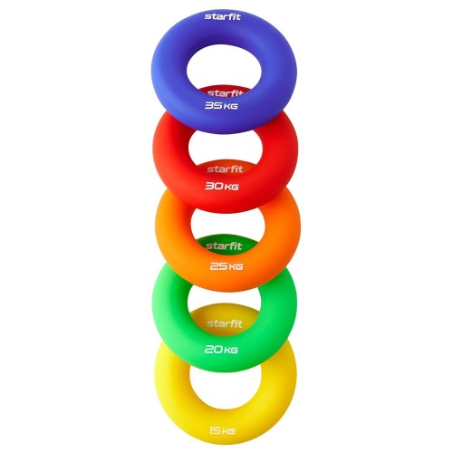 Эспандер кистевой Ring, оранжевый фото 4