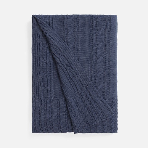 Плед Remitti, серо-синий (сланец) Плед Remitti, серо-синий (сланец)