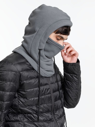 Балаклава-капюшон Nesse, серая фото 3 Балаклава-капюшон Nesse, серая фото 3