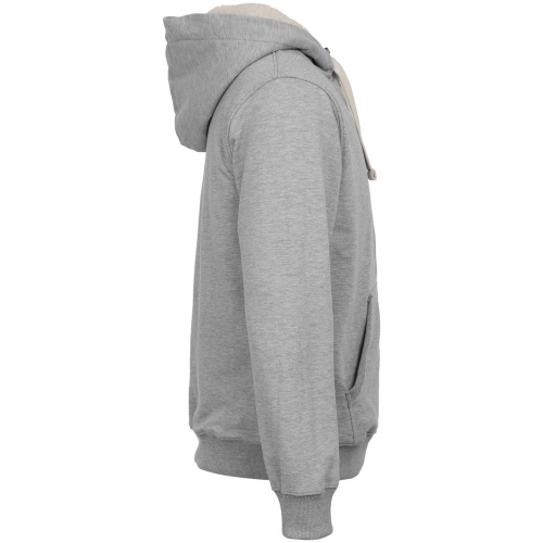 Толстовка на молнии Kulonga Sherpa, серый меланж фото 3