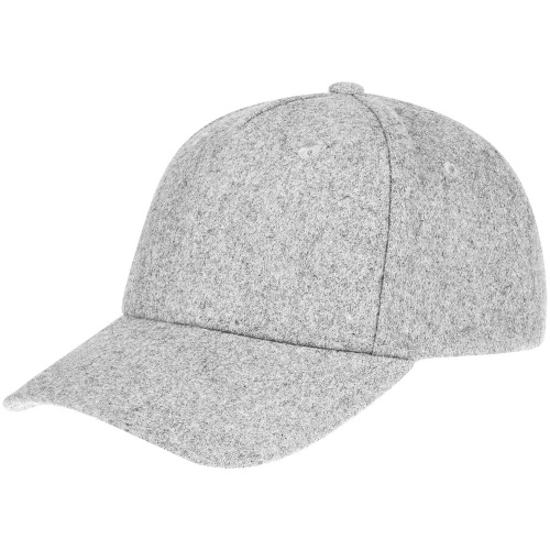 Бейсболка Woolridge, серый меланж фото 2