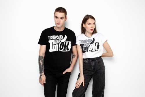 Футболка I'm OK, белая фото 10