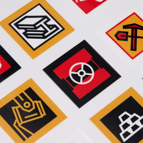 Стикерпак UV-DTF Industry, металлургия фото 2