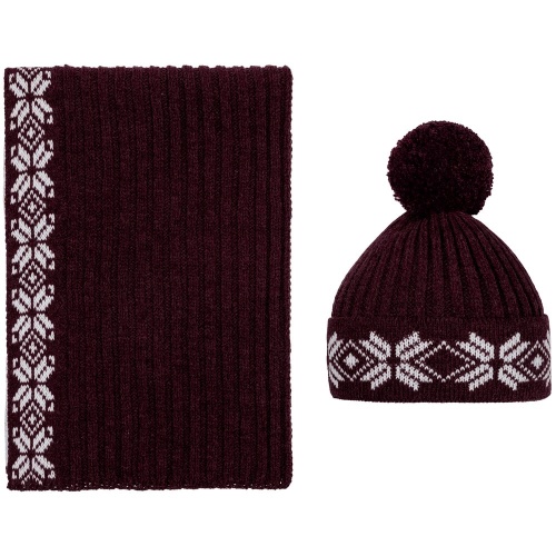 Шарф Eira, бордовый фото 6 Шарф Eira, бордовый фото 6