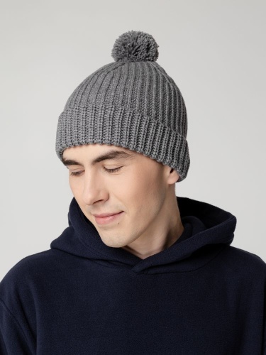 Шапка Nordvik, серый меланж фото 5 Шапка Nordvik, серый меланж фото 5