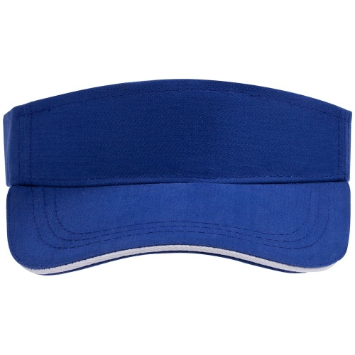 Козырек Active, ярко-синий с белым кантом фото 3 Козырек Active, ярко-синий с белым кантом фото 3