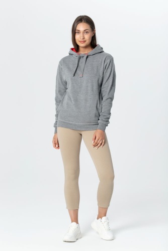 Двусторонняя толстовка Revers, серая с красным фото 9 Двусторонняя толстовка Revers, серая с красным фото 9