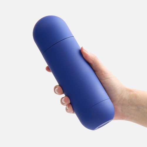 Термос Tubula Soft Touch, синий фото 2