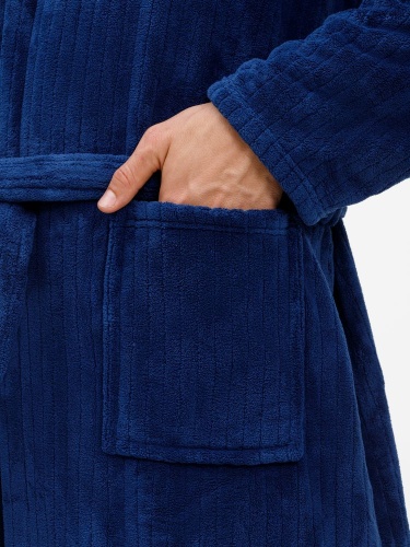 Халат флисовый Magic Mantle, темно-синий фото 4 Халат флисовый Magic Mantle, темно-синий фото 4
