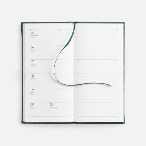 Еженедельник Baza, датированный, зеленый фото 5