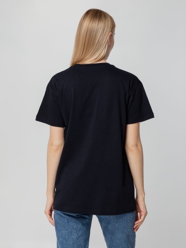 Футболка унисекс T-bolka 140, темно-синяя фото 10