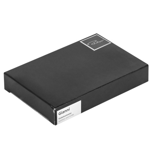 Футляр для визитных карточек Gianni, черный фото 4