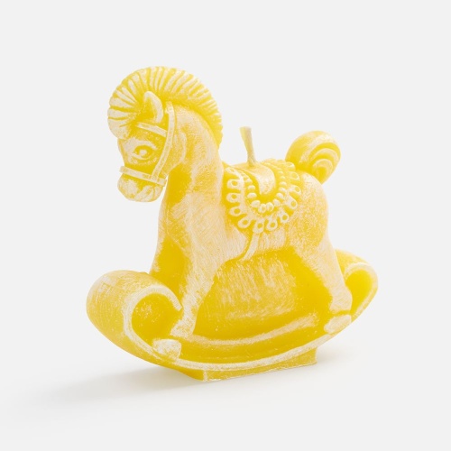 Свеча фигурная «Лошадка-качалка», желтая Свеча фигурная «Лошадка-качалка», желтая