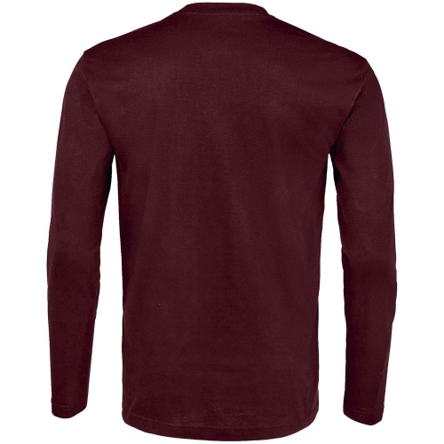 Футболка с длинным рукавом Monarch 150, бордовая фото 3 Футболка с длинным рукавом Monarch 150, бордовая фото 3