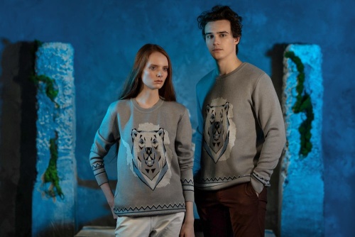 Джемпер Totem Bear, серый фото 9 Джемпер Totem Bear, серый фото 9