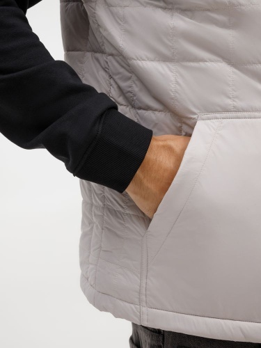 Жилет унисекс Warmbridge, светло-серый фото 4 Жилет унисекс Warmbridge, светло-серый фото 4