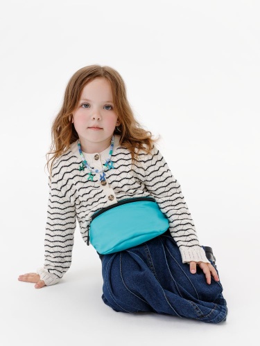 Детская поясная сумка Sonrisa, бирюзовая фото 3 Детская поясная сумка Sonrisa, бирюзовая фото 3