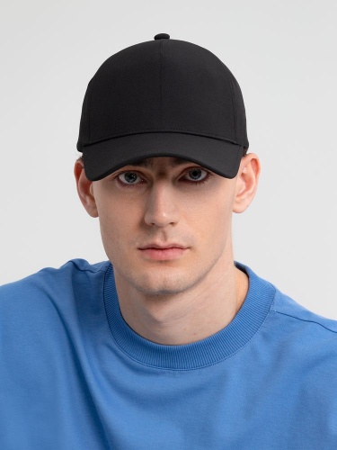 Бейсболка Kosmos, черная Бейсболка Kosmos, черная