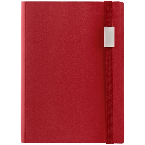 Ежедневник Vivian Metal, недатированный, красный фото 3