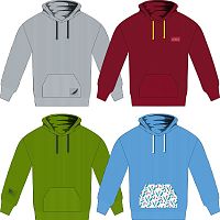 Вязаное худи унисекс на заказ Betta, акрил