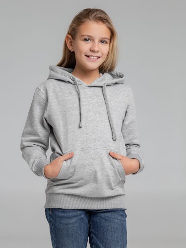Толстовка с капюшоном детская Kirenga Kids, серый меланж фото 10