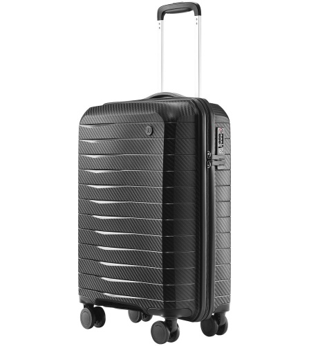 Чемодан Lightweight Luggage S, черный Чемодан Lightweight Luggage S, черный